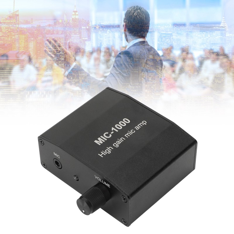 Headphone Amplifier Mini 1000X ALC Automatic Level Control Stereo Home