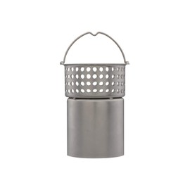 Gaona GA-PB063 Odor Resistant Garbage Catcher, 3.1 inches (7.8 cm), All Stainless Steel, For Rental, Mini Kitchen