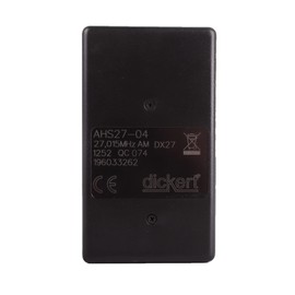 Dickert AHS40-04 Handheld Transmitter 40 MHz Garage Door Opener 4-Channel Wireless Transmitter Coding Switch Remote Control