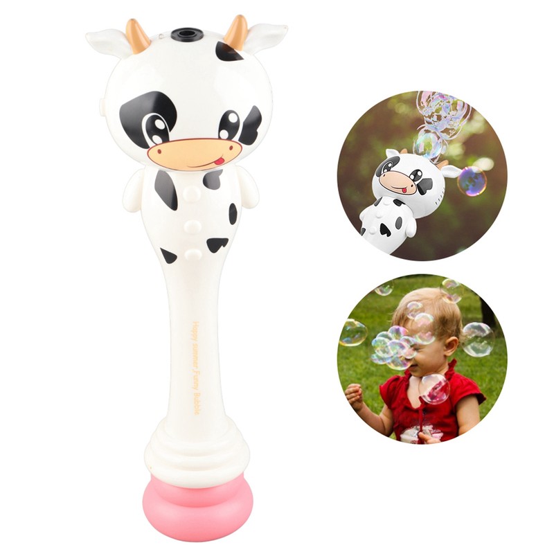 Bubble Blower Wand Boys Girls Toddlers Electronic Bubble Blowing Toy