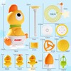 Baby Bath Toy, Water Fountain with Rotating Duck, Shower Sprayer,