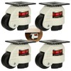 Acrux7 Leveling Casters Set of 4 Heavy Duty 2200 Lbs
