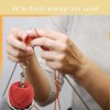 LxcshLjx Portable Wrist Yarn Holder, Wooden Pendant Yarn Ball Holder,