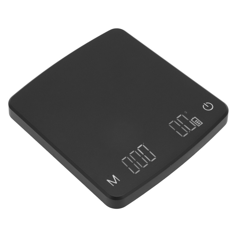 Digital Coffee Scale with Timer USB Rechargeable 0.1g High Accuracy