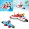 Intex 57536NP Inflatable Aeroplane with Water Gun Plane Ride-On (Red)