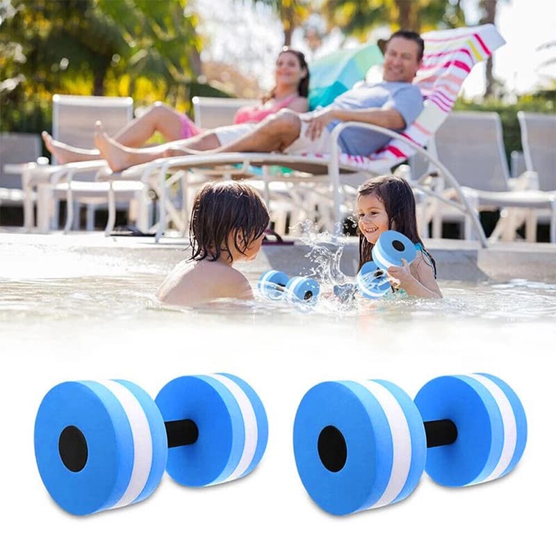 Aquatic Exercise Dumbbells for Water Aerobics, Foam Barbells, Pool Fitness