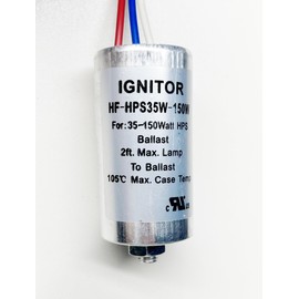 Generic Ignitor for High Pressure Sodium 35-150 Watt HPS Ballast, Aluminum
