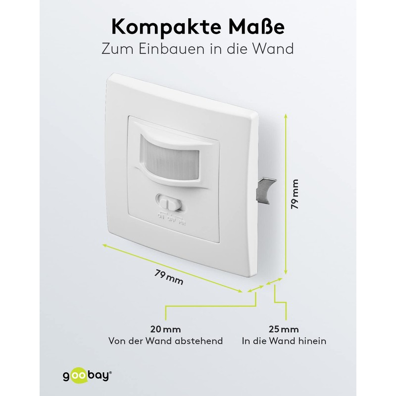 Infrared motion and sound sensor (Indoor flush)