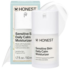 Honest Beauty Crema Hidratante Ligera Diaria para Piel Sensible | Reduce el Enrojecimiento, Hidrata y Calma la Piel | Hipoalergénica, Sin Perfume, Veg