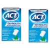 ACT Dry Mouth Moisturizing Gum, Soothing Mint, Sugar Free, 20