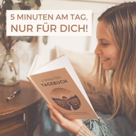 memoriecation memoriecation 5 Minuten Tagebuch - Dein Journal für mehr Dankbarkeit, Achtsamkeit und Glück - Tagebuch für Erwachsene, Dankbarkeitstagebuch, Achtsamkeitstagebuch für 5 bis 6 Minuten Journaling