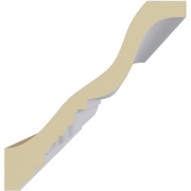 Endurathane Lanarkshire Crown Moulding, 3"H x 2 7/8"P x 4 1/8"F x 94 1/2"L, Factory Primed