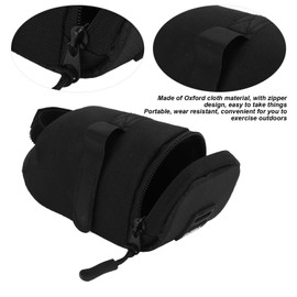 SPYMINNPOO Saddle Bag Bike Saddle Packs Bike Seat Bag Zipper Design Rack Bag Bike Bag Panniers Riding