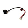 Power4Laptops Replacement Laptop DC Jack Socket With Cable Compatible With
