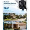 Dygoophy® 4 K Dual Lens Security Camera Outdoor, Surveillance Camera,
