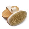 Firschoie Hemu Dry Brush, Natural Bristles, Body Brush for Removing