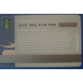 STARBUCKS CARD 2015 " YOU ARE ONE IN A MILLION "  A BEAUTY~ VHTF POPULAR~NEW
