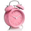 Peakeep 4 Inches Twin Bell Loud Alarm Clock for Heavy