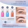 PERMANIA Brow Lamination with Brown Color Kit, Lash Lift &