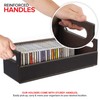 Stock Your Home CD Storage Box, Organizer Shelf for Movie