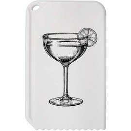 Azeeda 'Cocktail Glass with Lime' Plastic Ice Scraper (IC00038678)