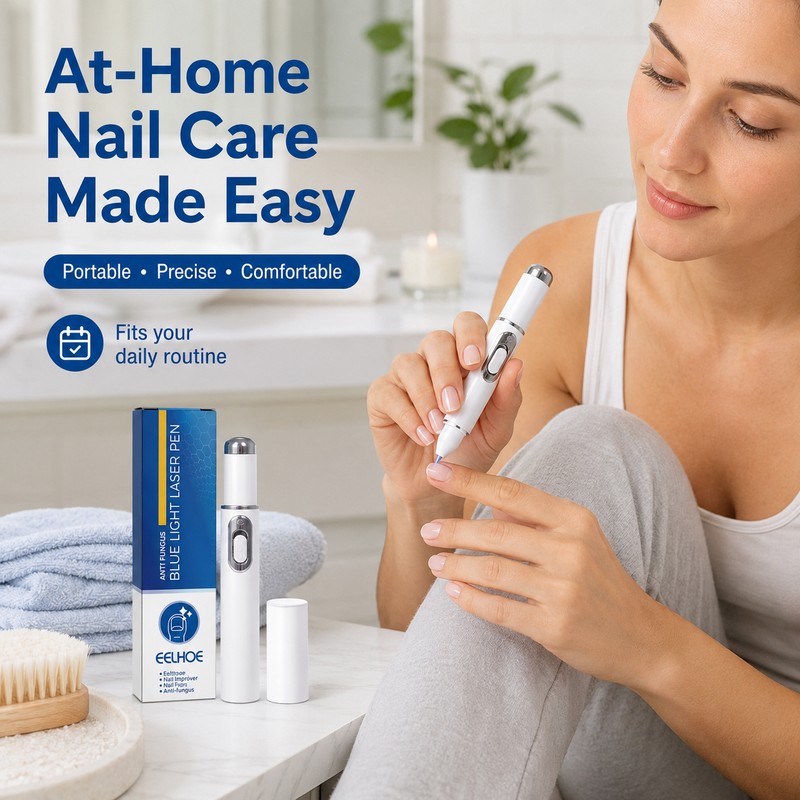 Portable Nail Care Pen for Toenails – Blue Light Grooming