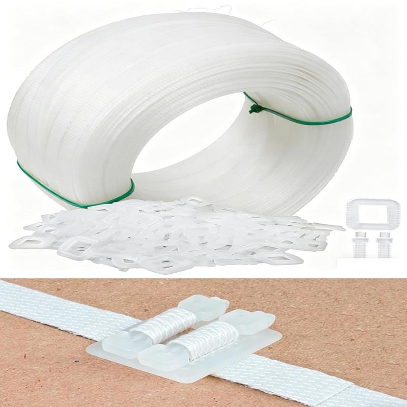 Plastic Packaging Banding Strapping Kit, 330' x 1/2'' Polypropylene Straps