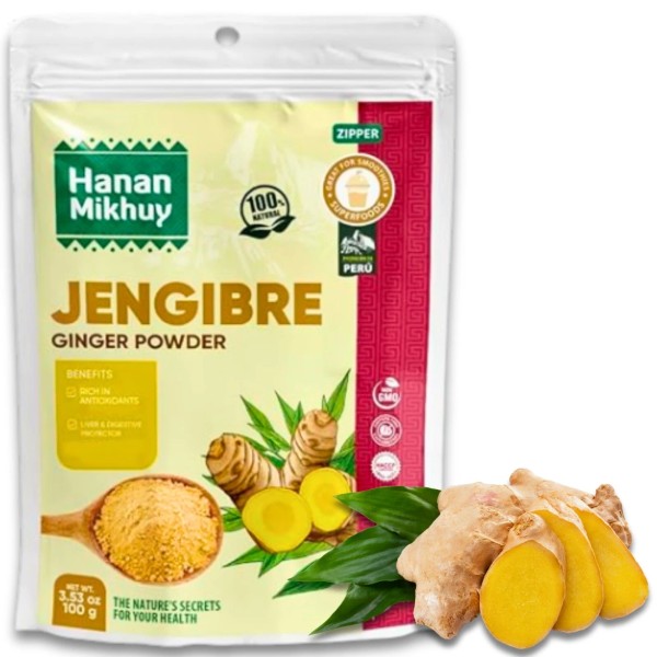 Hanan Jengibre Molido 100% Natural Ginger Powder for Digestive &
