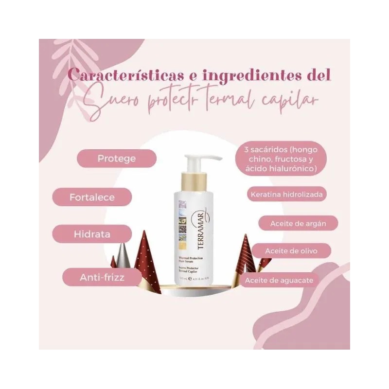 Set Capilar Terramar Óleo 98ml, Serum Termal Y Mascarilla