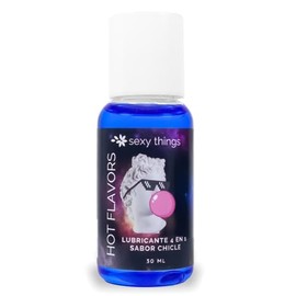 Sexy Things - Lubricante ntimo a Base de Agua Sensacin de Calor Delicioso Sabor Chicle 30 ml Para Masaje                                              