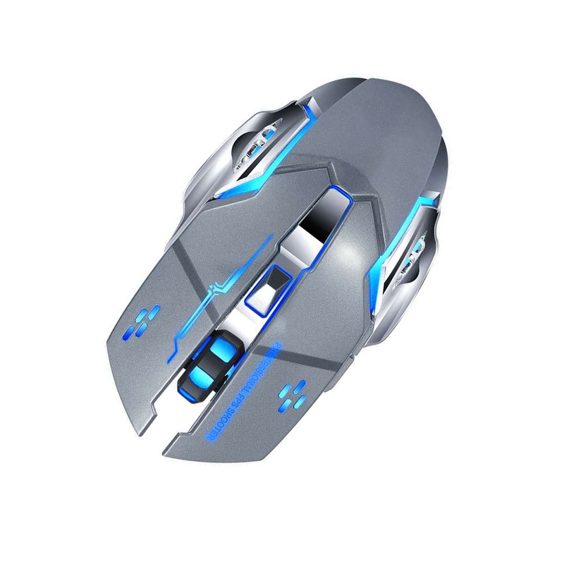 Thunder Wolf Q13 Charging Mute Wireless Mouse Gaming Business Luminous