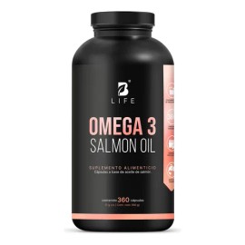 Omega 3 De Salmn 360 Cpsulas (epa - Dha). B Life Sabor Sin sabor                                                                                      