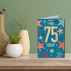Words 'n' Wishes Male 75th Birthday Card - Happy Birthday
