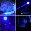 High Power Blue LED Flashlight,Zoomable Long Range Single Mode Blue
