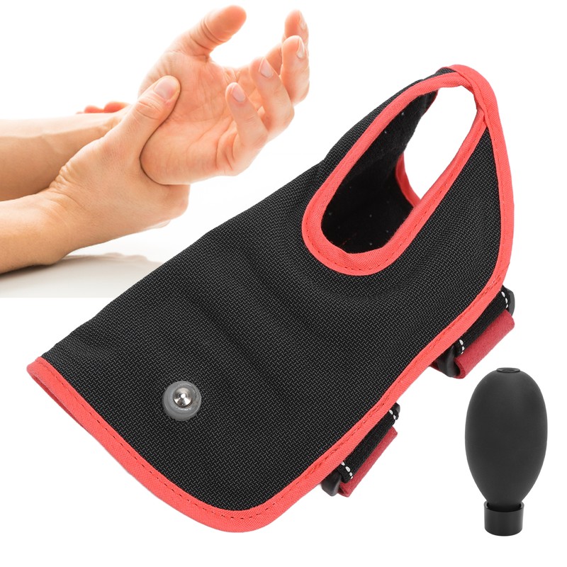Carpal Tunnel Wrist Brace Adjustable Inflation Compression Wrist Support for