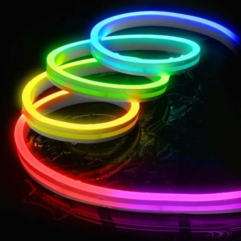 Monster 16.4ft Neon Flow Indoor/Outdoor Multi-Zone LED Light Strip, Create