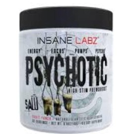 Pre entreno Psychotic Saw 188gr 35SERV (Sabor sujeto a disponibilidad) INSANE LABZ PSSYCHOTIC SAW PONCHE