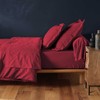 douceur d'intérieur, Lina Marsala Fitted Sheet (140 x 190 cm)