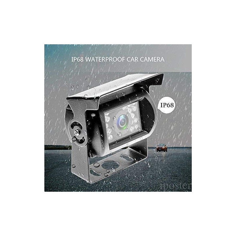 iPoster 7'' Rear View Backup Camera Parking System Night Vision