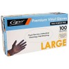 Capri Powder Free Vinyl Gloves (Pack of 100), Blue, Large