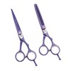 Kit Tijeras Profesionales Estilista Barbero Peluquero Purple Dragon 6 pulgadas