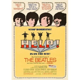 OMG Printing The Beatles Help Poster/Print/Picture Satin Photo Paper - A3-297mm x 420mm
