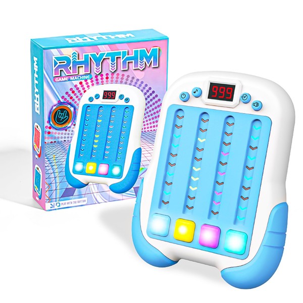 MORAINJAY Electronic Music Rhythm Game Machine, Handheld Push Pop Game