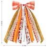 Fall Decor - Large Autumn Harvest Wreath Bow for Front