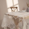 GEFEII White Lace Tablecloth Rectangular for Rectangle Table Crochet Lace
