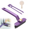 Rotating Crevice Cleaning Brush, Multi Function Crevice Brush Built-in Clamp