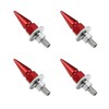 SHMZK 4 PCS Spikes License Plate Screws for Car, Anti