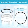 Rimous O Rings Replacement for Whirlpool WHKF-C8 Water Filter O