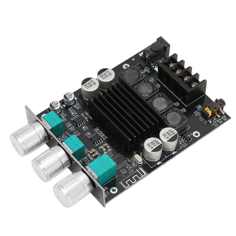 Power Amplifier Module Dual Channel Subwoofer 100Wx2 DC12‑24V BT 5.0