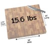 Personalization Universe Butcher Block Cutting Board- 16" x 18" Hardwood